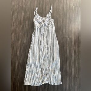 Women's illa illa midi summer dress black and white size medium